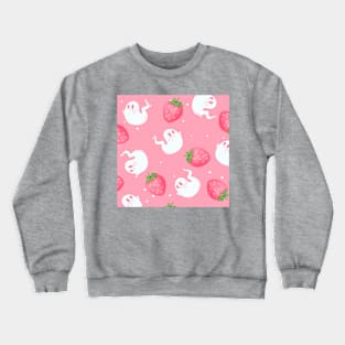 Strawberry Ghost Crewneck Sweatshirt